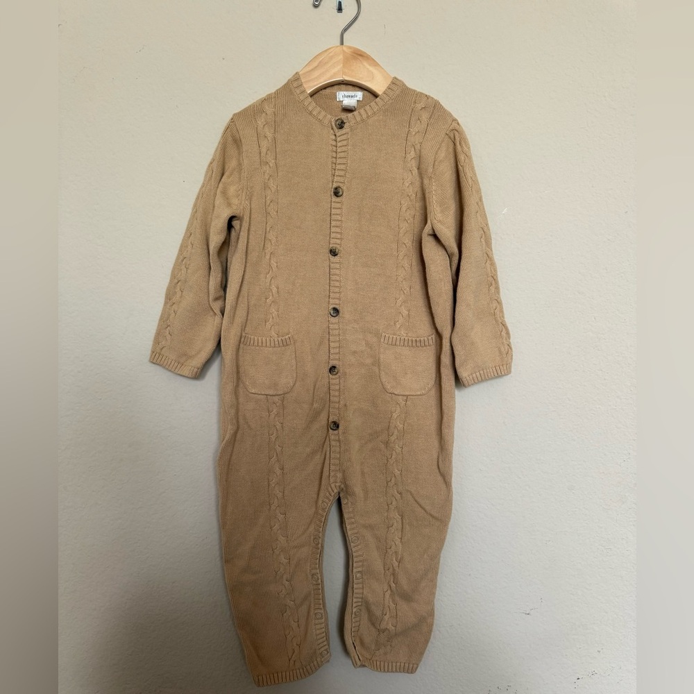 Threads 18-24 months beige jumper one piece